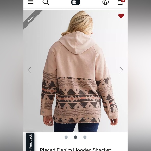 NWT Aztec Print Jacket - Picture 12 of 13